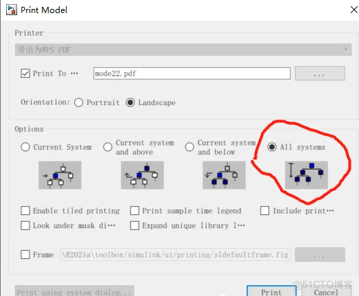 保存Simulink仿真模型为图片或者PDF的方法_simulink_03